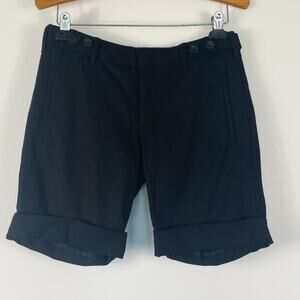 Vince Charcoal Grey Wool Flannel Shorts